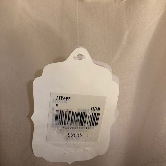 Cream Ruffle Blouse - Picture 5 of 6